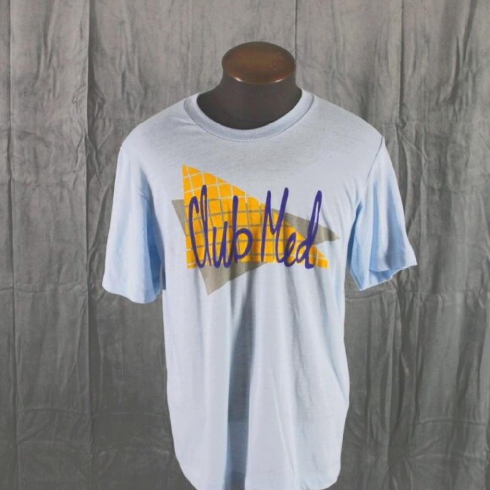 Vintage Graphic T-shirt - Club Med - Men's Extra Large